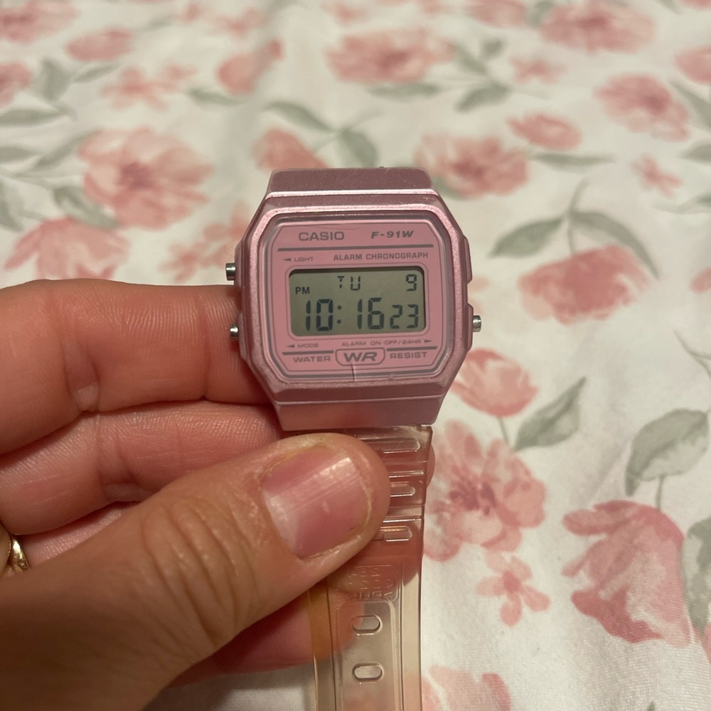 Casio Pink Digital Smartwatch